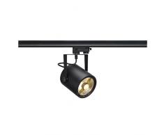 Slv euro spot - Luminaria carril 3 fases 75w negro