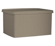 Stefanplast 2075896 Elegancia Caja de Almacenamiento de la Paloma Gris de plástico 29 x 39 x 21 cm