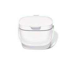 OXO Good Grips 13273400UK Easy Clean - Cubo para abonos (6,62 L), color blanco, plástico