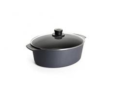 Woll 3126DPS Diamond Lite cazuela 31 x 26 cm y 11 cm de Alto, 6 litros Capacidad con Tapa de Cristal