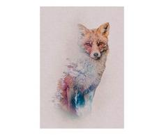 Komar Wandbild Von Animals Forest Fox | Poster, Bild, Wohnzimmer, Schlafzimmer, Dekoration, Kunstdruck | ohne Rahmen | P084B-50x70 fotomural, carbÃ³n