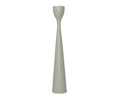 Freemover Rolf - Portavelas (Madera de Haya, 38 cm), Color Gris