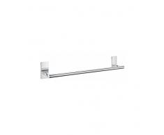 Smedbo Piscina Single toallero, Plata, 446Â mm