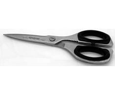 Fackelmann Tijera Cocina Enteriza 21,5Cm, Acero Inoxidable Y Polipropileno, Verde/Negro/Inox