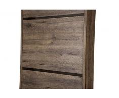 TOP KIT | Mueble Zapatero Loira 52AB - 54 x 161 x 16.5 | Roble Puccini