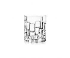 RCR 27439020006 Juego De 6 Vasos Cortos De Cristal Luxion, Aptas Para Lavavajillas, 330 ml, Son Copas Perfectos Para Servir Cócteles De Mojito, Whisky Y Agua