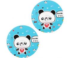 mumbi Toallero Autoadhesivo, Panda, 2 Piezas