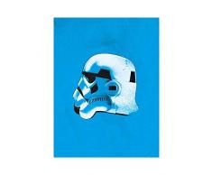 Komar Wandbild Von Star Wars Classic Helmets Stormtrooper | Kinderzimmer, Jugendzimmer, Dekoration, Kunstdruck | ohne Rahmen | WB095-40x50 fotomural, carbón