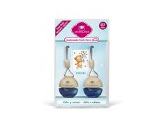 CRISTALINAS Pack de 2 Ambientadores de Coche â Absorbe los malos olores de tu vehÃ­culo con un agradable Aroma a Colonia de BebÃ©