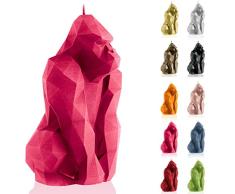 Candellana Hecho a Mano Gorilla Low-Poly Vela de Regalo - Divertida - Vela Decorativa - DecoraciÃ³n del Hogar - Regalos para Amigos - Mecha de AlgodÃ³n - Tiempo de Quemado 79h - Vela Dark Pink