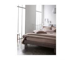 Today Drop Plat 201512 - Sabana Bajera, algodÃ³n, MarrÃ³n (Mastic), 180x290 cm