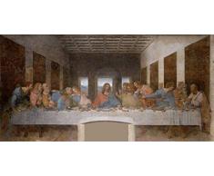 Cuadro Lienzo, ImpresiÃ³n Digital - La Ãltima Cena Leonardo Da Vinci, cm. 50x100 - DecoraciÃ³n Pared