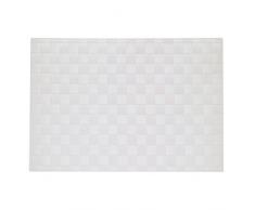 Excelsa Poker - Mantel Individual Rectangular (42,5 x 30,0 cm), Color Blanco