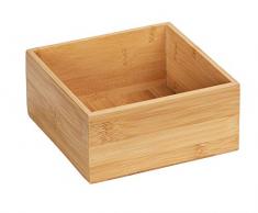 Wenko 23919100 Terra M - Estante de bambú para baño (15 x 7 x 15 cm), Color marrón