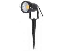 Lámpara LED de jardín McShineGL de 50 W, 5 W, 500 lm, blanco neutro, cable de 1,5 m, estaca