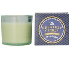 The Greatest Candle in the World TG075CC - Vela (Vegetal Recipiente de Cristal Reciclado Aroma de Canela)