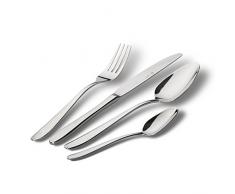 Paul Wirths Juego de Cubiertos de 24Â Piezas, para 6Â Personas, Acero Inoxidable 18/10, Pulido, Cultura 44, w10044510, Acero Inoxidable, Plata, 68-Teilig