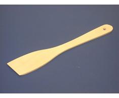 Caper - Juego de 10 paletas de Madera para Utensilios de Cocina antiadherentes, 30 cm