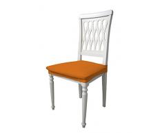 Italian Bed Linen Più Bello Fundas de Silla, Poliéster, Naranja, 45x45x5 cm, 2 Unidades
