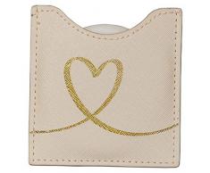 Draeger â Espejo con Forma de corazón â Espejo Redondo de Bolsillo para Llevar a Cualquier Lugar cumpleaños o Cualquier ocasión â Dimensiones: 8,5 x 8 cm