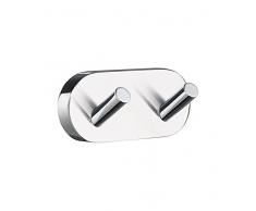 SMEDBO Home toallero de Gancho Doble, Plata