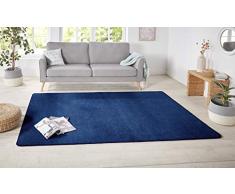 Hanse Home NASTY - Alfombra redonda para el borde de la cama (suave, 100% polipropileno, fácil de limpiar, ribeteado, apta para calefacción por suelo radiante), disponible