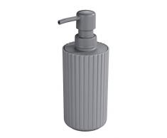 ALL STAR Allstar Dispensador de jabón líquido, Polipropileno, Gris, Ø 7 x 18 cm