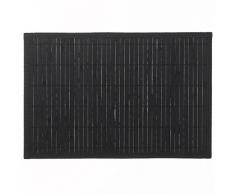 kela casa manteles Individuales, bambú, Negro, 45 x 30 cm
