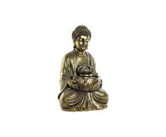 Fuente de JardÃn DKD Home Decor Buda Resina Oriental (30 x 30 x 46 cm)