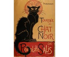 Legendarte Théophile Alexandre Steinlen Tournée du Chat Noir Impresión Digital sobre Lienzo, cm. 80x110
