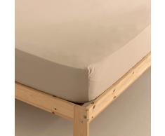 BELUM | Bajera SatÃ©n 100% AlgodÃ³n 300 Hilos Cama de 90 - Medida Producto: 90x200cm + 35CM Fuelle Modelo: Cement | Bajera SatÃ©n Tacto extrasuave y Agradable