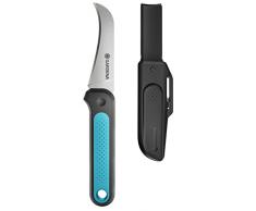 Gardena cuchillo para cosechar VeggieCut: Cuchillo de acero inoxidable para cosechar, limpiar y pelar verduras, mango antideslizante, apto para lavavajillas, incluye afilador (12211-20)