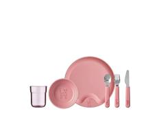 Mepal Mio â Juego de vajilla infantil â 6 piezas con plato infantil, cuencos, vasos y cubiertos â Regalo ideal para niños â Apto para lavavajillas