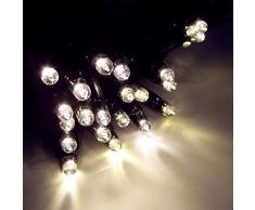 Star - Guirnalda de luces (goma), color negro