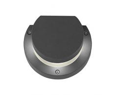 ROSSINI ILLUMINAZIONE a.10015-gr lámpara de pared para exterior a LED integrada, 3 W, Antracita
