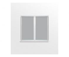 Soleil docre Par de Mini visillos 60x120 cm Panama Gris Claro