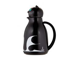 Helios Thermo-Cat Jarra tÃ©rmica de plÃ¡stico, Negro, 1 Litro