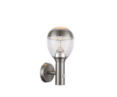 Iluminaci/ón al aire libre EGLO 30173 iluminaci/ón al aire libre Outdoor wall lighting Acero inoxidable Transparente E27 60 W Outdoor wall lighting, Acero inoxidable, Transparente, De pl/ástico, Acero inoxidable, IP44, Entrada, Cocher