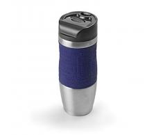 IBILI 799904A Vaso Termico 400 ML-Blue, Stainless Steel, Azul