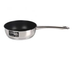 Cofan Polenta Sartén Cocina, Acero, Gris, 23 cm