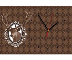 Contento Reloj de Pared, Madera