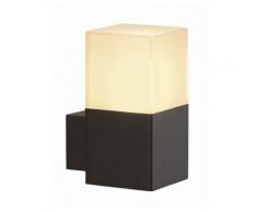 Slv grafit wl - Aplique exterior 0 e27 11w aluminio/antracita