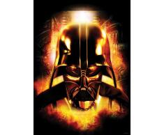 Komar Wandbild Von Star Wars Classic Vader Head | Kinderzimmer, Jugendzimmer, Dekoration, Kunstdruck | ohne Rahmen | WB169-50x70 fotomural, carbÃ³n