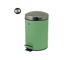 Capventure Papelera para Pedal, Color Verde, Nailon/A