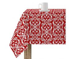 BELUM | Mantel Navidad | Mantel Antimanchas Mesa Rectangular Resinado | Mantel resinado (Tacto plastificado) | Mantel Mesa | Mantel Mesa hogar (100X140 cm)
