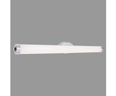 Briloner Leuchten - Luz de pared, luz de espejo, LED, control de temperatura de color, regulable, funciÃ³n de memoria, incluido interruptor, IP44, 10 W, 1200 lÃºmenes, blanco cromado