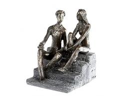 Casablanca Discussion Poly - Escultura de Poli (17 x 12 x 13 cm), Color Bronce