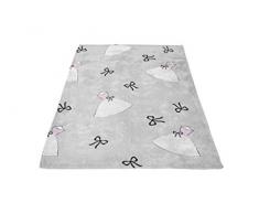 Manta Polar Estampada de Microfibra 110 x 170 cm Anais Gris de Soleil dOcre