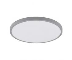 EGLO 97263 iluminación de techo Blanco 25 W - Lámpara (Blanco, Salón, Alrededor, Cepillado, Aluminio, De plástico, II)