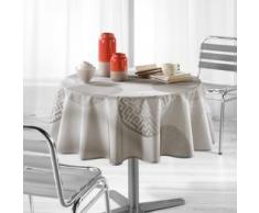 Lharmonie du décor - 1721366, Mantel Redondo, 180 Cm, Kosmo, Poliéster Estampado, Beige